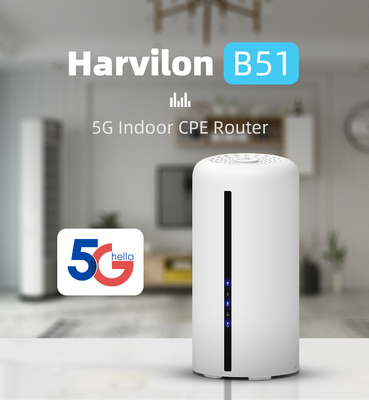 NSA dual SA WiFi 6 del router del CPE de la banda 5G con los Gbps nanos de la red 3,0 de SIM Card Slot For 5G 4G