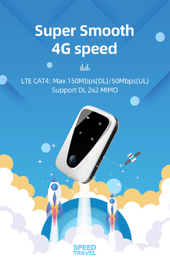 Módem inalámbrico de banda ancha móvil móvil portátil del router 4G 150Mbps de WIFI MIFI