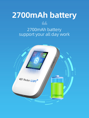 el router móvil 2700mAh-3000mAh 4G con negro de la pantalla desbloqueó