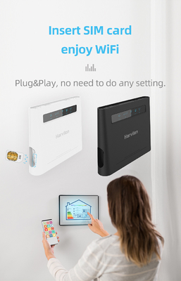 router móvil de los apuroses de 150Mbps 4G Lte con la ayuda T-Mobile y AT&amp;T de la pantalla LED RJ45