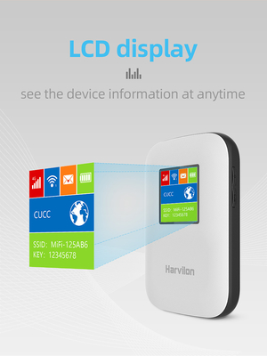 El router móvil 4G de MIFI con el módem de WiFi del bolsillo de la pantalla 2700mAh-3000mAh desbloqueó
