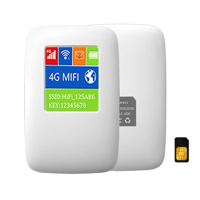 apuroses inalámbricos de WIFI del router de 3000mAh 4G LTE MiFi con la banda internacional de la pantalla LCD