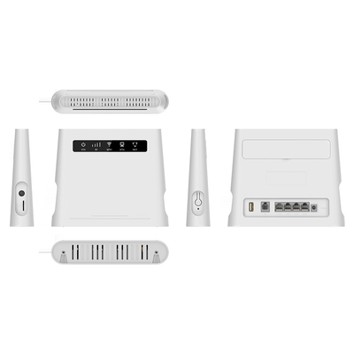 300Mbps CPE Lte al aire libre con las antenas listas para el uso 5dBi de SIM Card Slot WiFi CAT4 FDD VPN