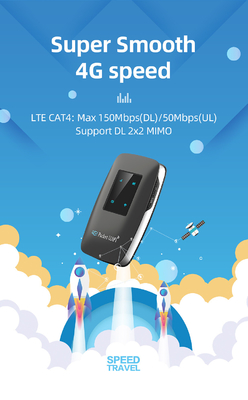 4 router del wifi 4G LTE MiFi del indiction del LED con la batería 3000mAh