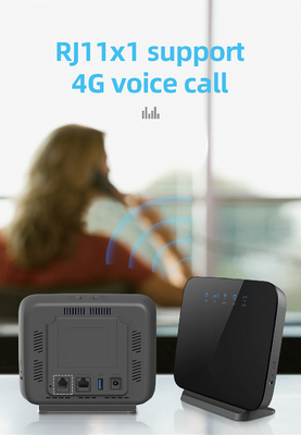 Router interior casero del CPE 4G Lte con las antenas de SIM Card Slot Dual External para la oficina