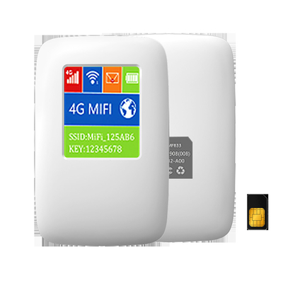 Interfaz USB móvil del router 4G de Cat4 150Mbps MiFi que carga 3000 MAh Battery No Need Configuration