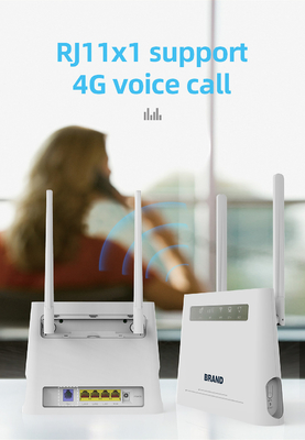 Router desbloqueado del hogar 4G con apuroses móviles del CPE de SIM Card Slot Indoor