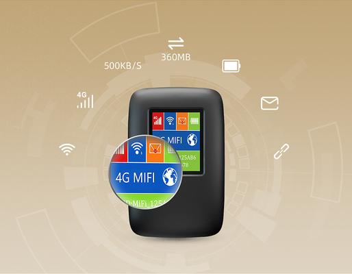 apuroses inalámbricos de WIFI del router de 3000mAh 4G LTE MiFi con la banda internacional de la pantalla LCD